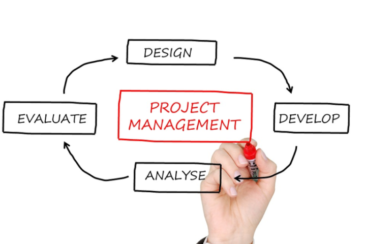 Project Management Process Flow Diagram