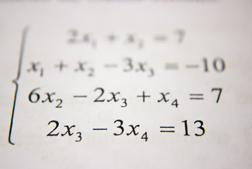 A detailed shot of a paper displaying a number, assisting with Algebra Homework Help