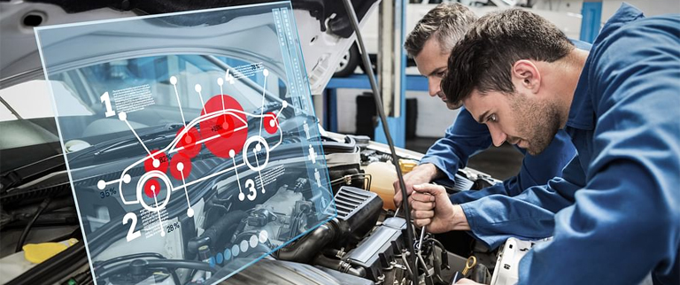 a student appears to be engaged in automotive engineering homework and assignment