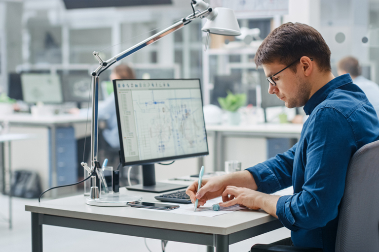 A student actively engaged in getting computer science assignment help from an expert